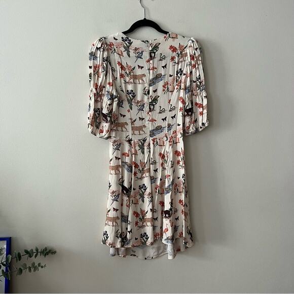Reformation Cirrus Mini Dress in Rainforest Print - Picture 9 of 10